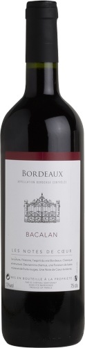 AOP BORDEAUX Rouge BACALAN NOTES DE COEUR 2016