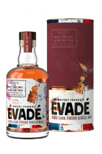 WHISKY FRANCE SINGLE MALT EVADE RED WINE CASK 43% 70CL SERIE LIMITEE