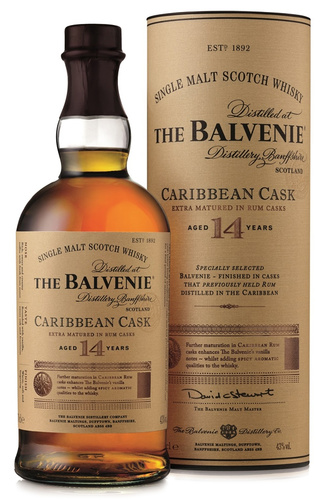 WHISKY ECOSSE SING.MALT THE BALVENIE CARIBBEAN CASK 14 ANS 43% 70CL