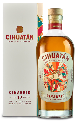 RHUM AMBRE SALVADOR CIHUATAN 12 ANS CINABRIO 40% 70CL