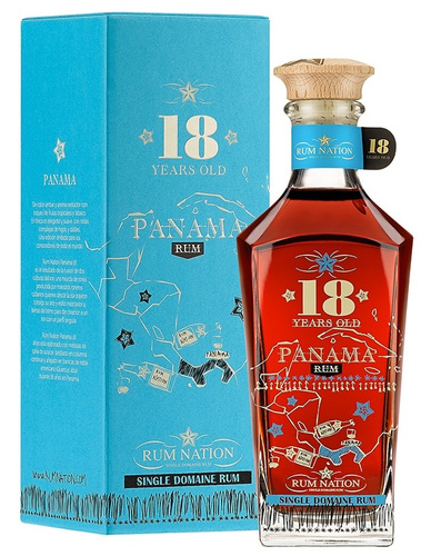 RHUM PANAMA NATION 18 ANS DECANTER 40% 70CL