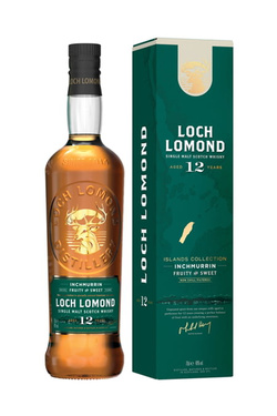 Whisky Ecosse Highlands Single Malt Loch Lomond 12 Ans Inchmurrin 46% 70cl Etui