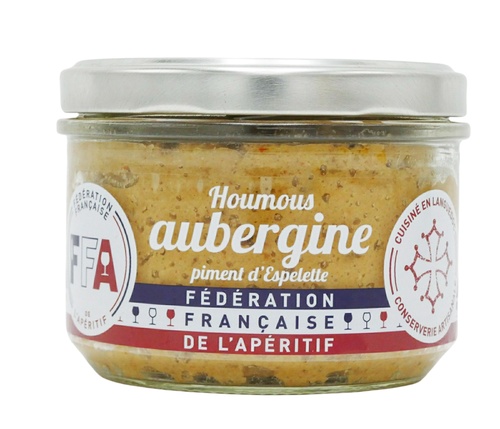 FEDERATION FRANCAISE DE L'APERITIF HOUMOUS AUBERGINE 200G