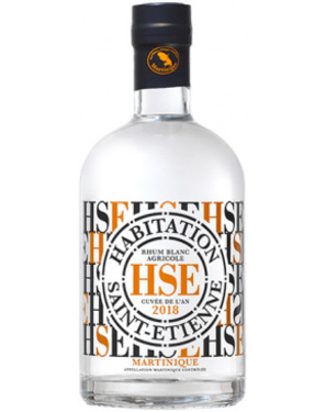 Rhum Agricole Martinique Blanc Hse Cuvee L'an 2018 50% 70cl