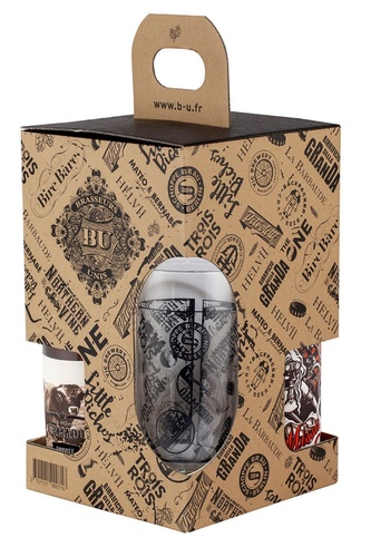 COFFRET BIERE FRANCE BASSES PYRENEES 3 ROIS 3X0.33 5% +1 VERRE