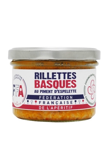 FEDERATION FRANCAISE DE L'APERITIF RILLETTES BASQUES PIMENT ESPELETTE 160G
