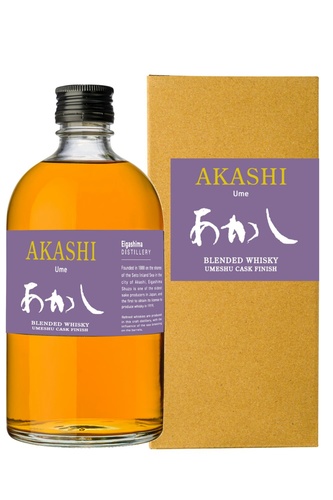 WHISKY JAPON AKASHI UME BLENDED 40% 50CL ETUI