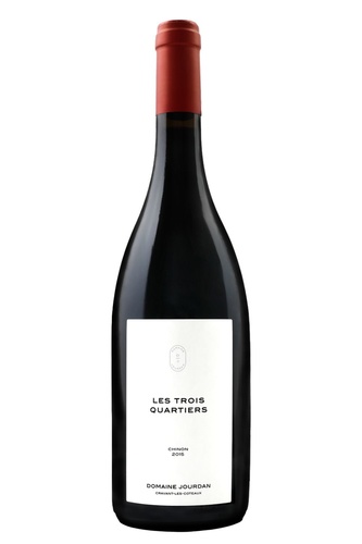 AOP CHINON LES TROIS QUARTIERS DOMAINE JOURDAN 2015 BIO