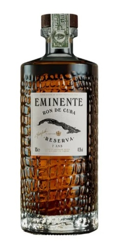 RHUM DE CUBA EMINENTE RESERVA 7 ANS 41.3% 70CL SANS ETUI